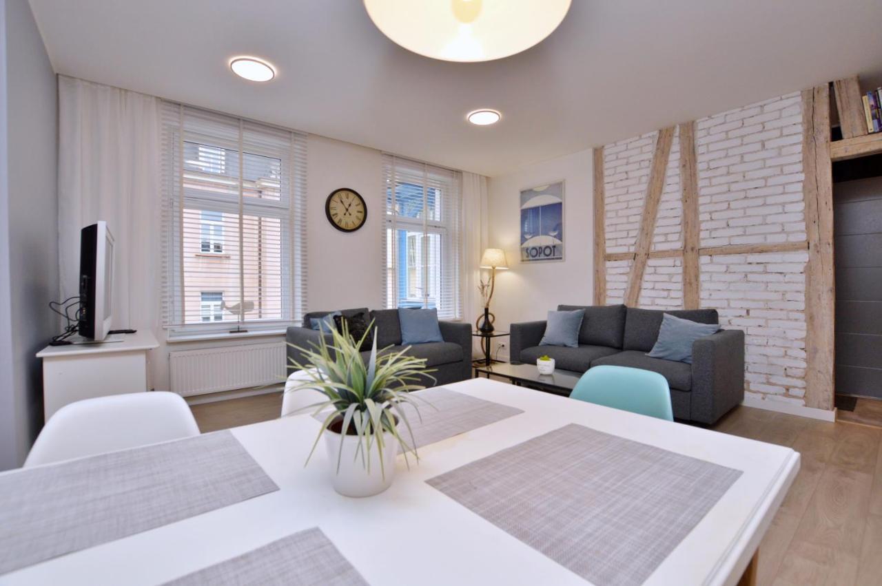 Victus Apartamenty, Apartament Veranda ソポト エクステリア 写真